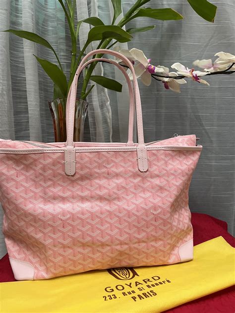 goyard travel bag pink|pink mini goyard bag.